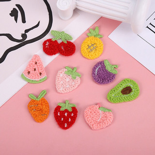 Sticker, miếng vá sửa chữa, miếng vá trang trí khâu, may lên quần áo rách, trang trí khăn, túi, ..(Bộ quả thêu nhiều sz)