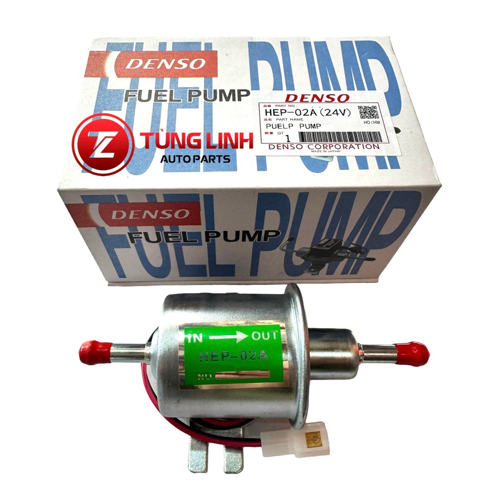 Bơm xăng, Bơm nhiên liệu dầu diesel ̣̣(dầu zel) 12v - 24v. Hàng DENSO chính hãng (giá 1 cái)