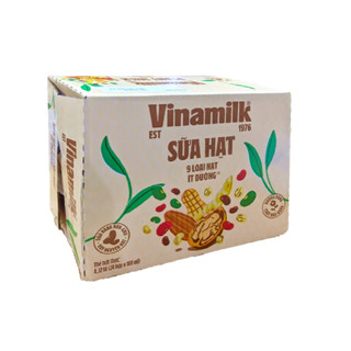 1 thùng Sữa 9 loại hạt Vinamilk Super Nut Ít đường/ ko đường - Thùng 24 hộp 180ml