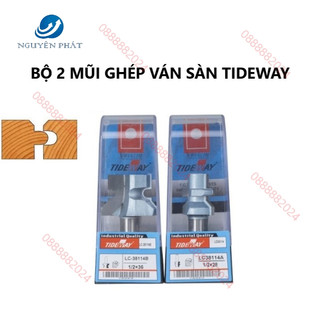 Bộ 2 mũi ghép ván sàn, bộ ghép ván nan trần tideway