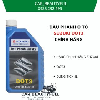 Dầu phanh ô tô xe hơi chính hãng suzuki dot3 chai 1lít