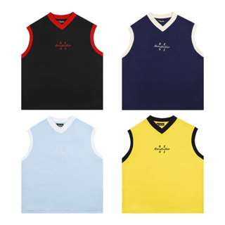 Áo TankTop Form Oversize Đen Studio Mè Cotton Premium Nam Menswear Cổ Tim ( A13 )