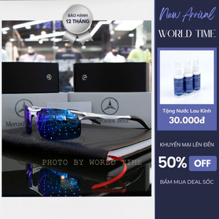 Kính Mát Nam Benz8 Cao Cấp Full Box + Thẻ Bảo Hành 1 Năm - Khăn Lau Kính, Mắt Kính Cường Lực - Gọng Titanium - Chống Lóa