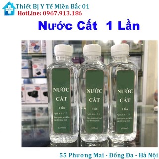 Nước cất 1 lần tinh khiết chai 350ml