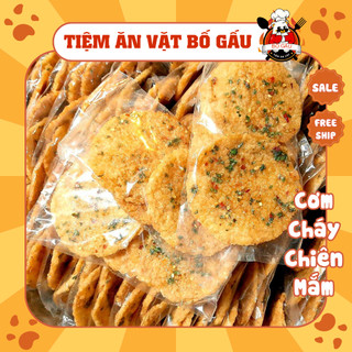 Gói 3 miếng cơm cháy mắm hành, cơm cháy đặc sản, đồ ăn vặt
