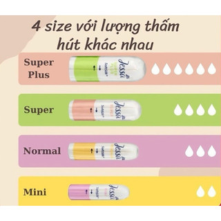 (Hàng bay Đủ Bill Đức) BĂNG VỆ SINH TAMPON ĐỨC (OB, JESSA, FACELLE)