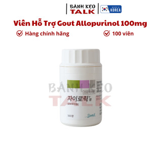 Viên hỗ trợ gout dạng viên nén gyrolic allopurinol 100mg hộp 100 viên