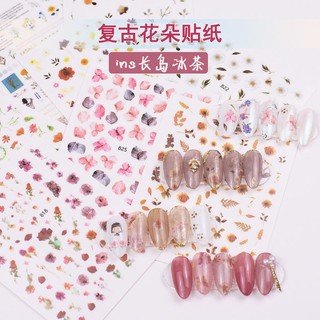 Sticker 3D bông hoa, gấu cute [nhiều mẫu]