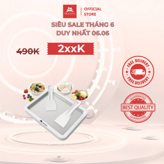 Máy Làm Kem Cuộn Mini Mocato M605 Làm Kem Cuộn Thái Lan Tại Nhà Không Dùng Điện An Toàn Dễ Sử Dụng