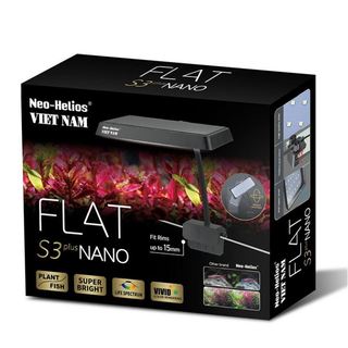 Đèn flat s3 plus nano rgb đỏ cá không đỏ nước. bảo hành 6 tháng