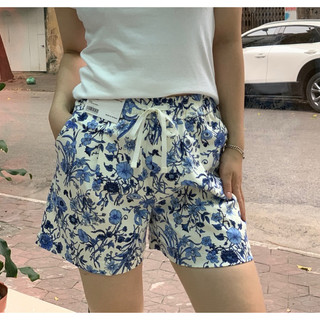 Quần short nữ chất kaki chun dày dặn co giãn