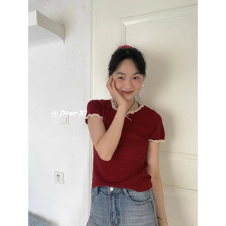 ÁO LEN MỎNG VIỀN REN CHUẨN LOẠI ĐẸP