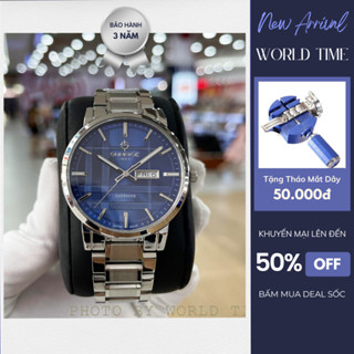 Đồng Hồ Nam Sunrise DM1204SWA Chính Hãng Full Box - Kính Sapphire - Chống xước, chống nước - Thẻ Bảo Hành 3 Năm