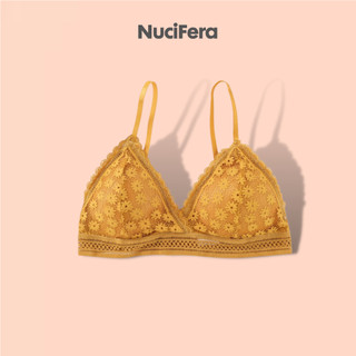 Áo Bralette áo lót ngực phong cách Pháp không gọng mút mỏng tháo được NuciFera AL30