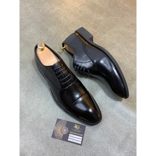 Giày tây công sở kiểu dáng oxford cổ điển da bò nguyên tấm - sang trọng ( TD LUXURY )
