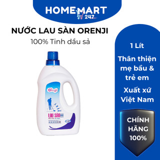 NƯỚC LAU SÀN HỮU CƠ TINH DẦU SẢ CHANH 1 LÍT