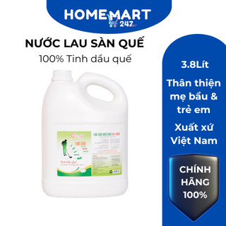 Nước Lau Sàn Tinh Dầu Quế Thiên Nhiên 3.8L