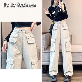 Quần Kaki Túi Hộp Ống Suông Rộng Cạp Cao unisex Nam Nữ Phong Cách Trẻ Trung Năng Động MA834