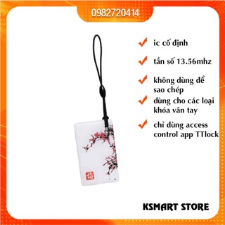Thẻ từ ic 13.56 mhz dành cho khóa cổng vân tay