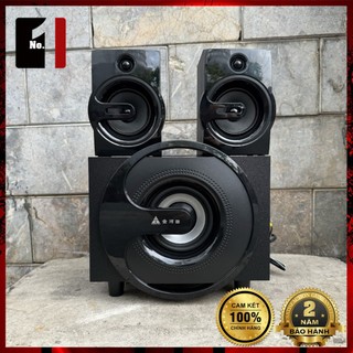 Loa máy tính để bàn 2.1 golden field q8 hỗ trợ bluetooth loa nghe nhạc công suất lớn bass cực mạnh