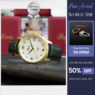 Đồng Hồ Nam Pafolina 5033M dây da Chính Hãng Full Box - Kính Sapphire - Chống xước, chống nước - Thẻ Bảo Hành 3 Năm