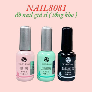 Base Top Cứng Móng Hoa Hồng ( Chính Hãng ) bộ liên kết sơn gel móng