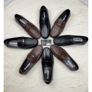 Giày mọi da bò đế cao su khâu - giày mọi da nam