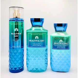[Auth] Bộ sản phẩm tắm dưỡng xịt thơm toàn thân Bath and Body Works - Beautiful Day