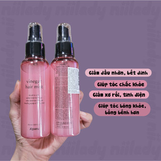 Xịt dưỡng tóc giấm, mâm xôi A'pieu Raspberry Vinegar Hair Mist /Giấm xả tóc A’pieu Raspberry Vinegar Hair Treatment
