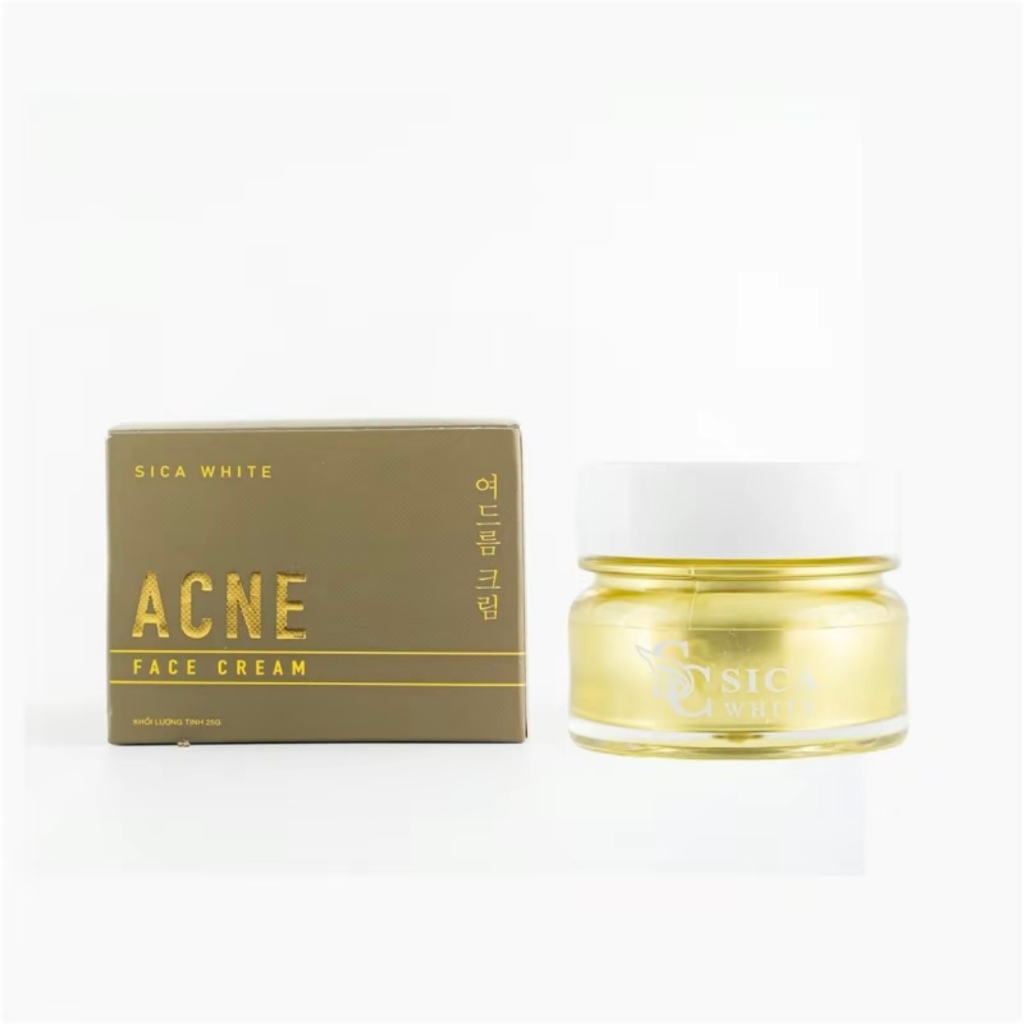 Kem mụn Ance Sica White 15G, Hỗ Trợ Mụn, Sáng Da, Mờ Thâm, Ngăn Ngừa Sẹo Mụn - SICA WHITE