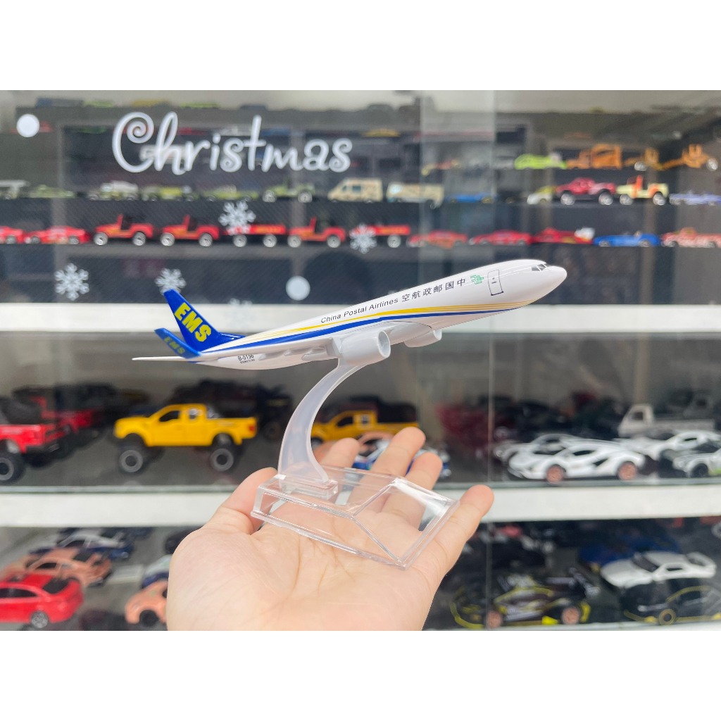 Mô hình máy bay vận chuyển China postal airlines EMS Boeing B737-800 16cm MB16189