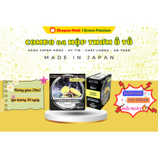 [HOT NEW] Sáp Thơm Xe Ô Tô Cao Cấp Air Spencer Made In Japan 100% Original hương Lemon Squash