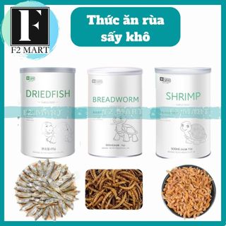 Thức ăn sấy khô cho rùa - tôm sấy khô - cá sấy - sâu sấy khô - thức ăn cho rùa dinh dưỡng cao