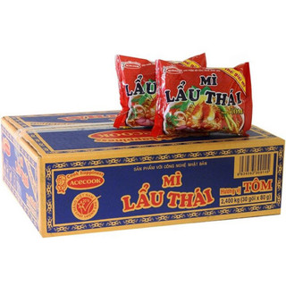 Thùng mì Lẩu Thái, thùng mì Hảo Hảo, thùng mì A-One thùng 30 gói