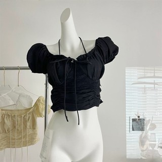 ÁO CROPTOP BIGSIZE LƯNG THUN NHÚN EO[TNT SHOP BIGSIZE 60KG 90KG]