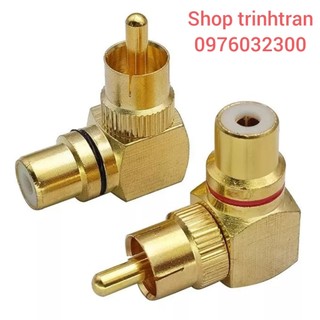 Đầu nối AV, cầu nối tín hiệu âm thanh, hình ảnh, tín hiệu camera, AV Vuông, jack hoa sen. Giá 1 cái