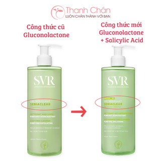 Sữa rửa mặt SVR SEBIACLEAR Gel Moussant 55ml/400ml