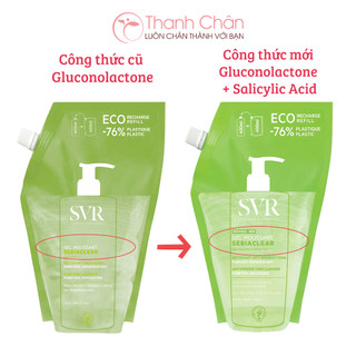 Sữa rửa mặt SVR SEBIACLEAR Gel Moussant 55ml/400ml