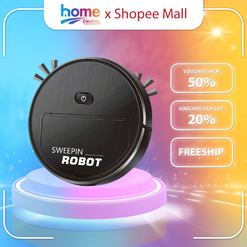 Robot Smart Gadgets quét nhà hút bụi lau nhà thông minh, Máy Hút Bụi robot mini đa chức năng giá rẻ HOT