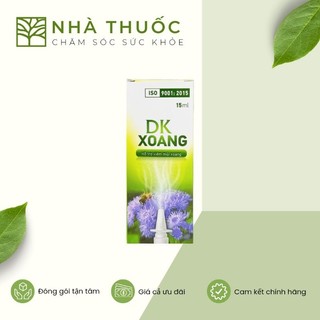 Dung dịch xịt mũi DK Xoang lọ 15ml