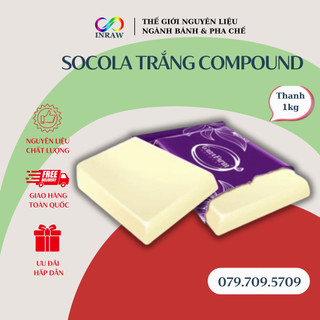 Socola Trắng Gana Farm Thanh 1kg