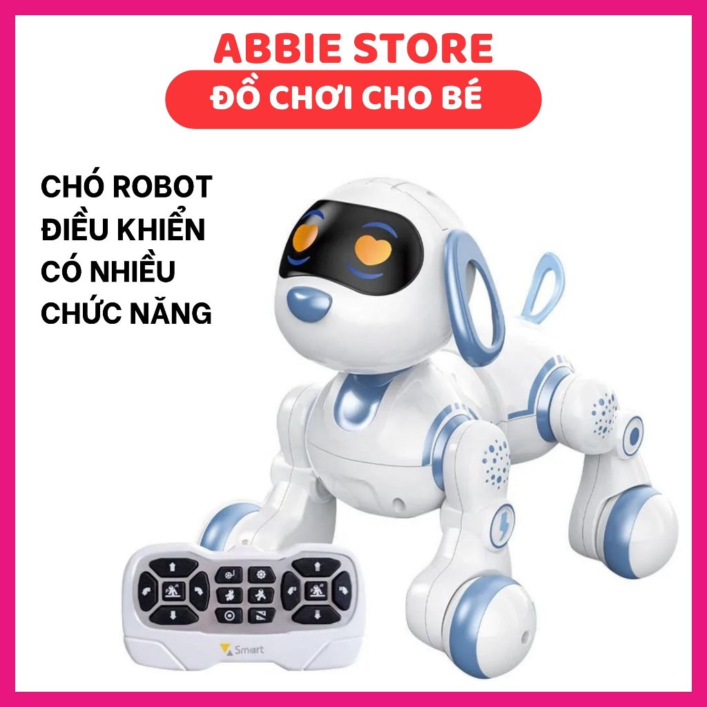 Chó Robot Điều Khiển Từ Xa, Đồ Chơi Công Nghệ Thông Minh Cho Bé