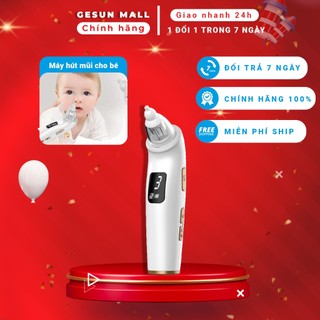 Máy hút mũi cho bé cầm tay mini cao cấp đầu silicon mềm mại phát ra nhạc cho bé