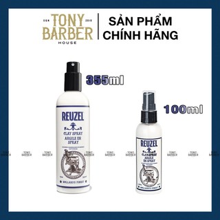  Chai xịt tạo phồng tóc Reuzel Clay Spray Prestyling 100ml & 355ml 