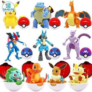 Bóng Pokemon biến hình đồ chơi độc đáo lắp ghép hoặc liền bóng SamCos