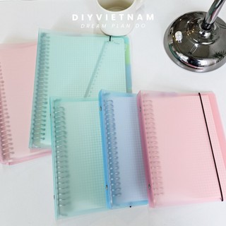 SỔ A4 ( 30 LỖ)/B5 ( 26 LỖ)/A5 ( 20 LỖ) CÓ DÂY CHUN GÀI