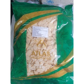 Hạnh nhân cắt lát không vỏ blanched Sliced Almond Mỹ 1kg/túi nhập khẩu Mỹ