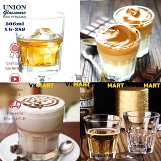 Bộ ly thủy tinh Union glass, cốc sinh tố, cocktail, nhập khẩu Thái Lan, UG-389 - 306ml