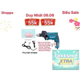 Máy khoan bê tông makita 13ly hp1630 1200w