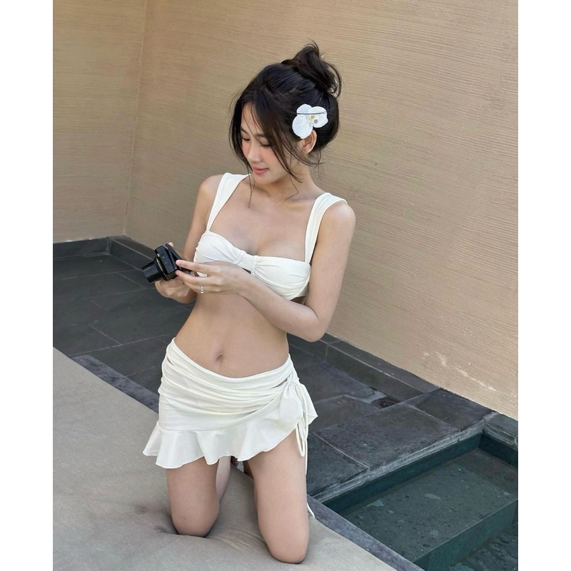 Đồ Bơi Bikini 3 Món EMMA Cup Ngang Kèm Chân Váy Mặc Nhiều Kiểu | BigBuy360 - bigbuy360.vn